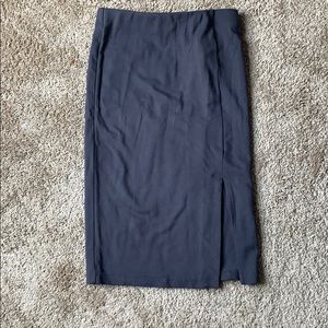 Forever 21 pencil skirt with knee slit
